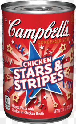 chicken, stars, and stripes soup - campbells condensed soup, chicken noodle - 22.4 oz