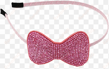 chicky swag rhinestone bow headband - bandeau