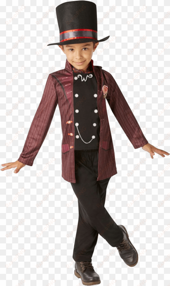 child willy wonka costume - charlie and chocolate factory costume