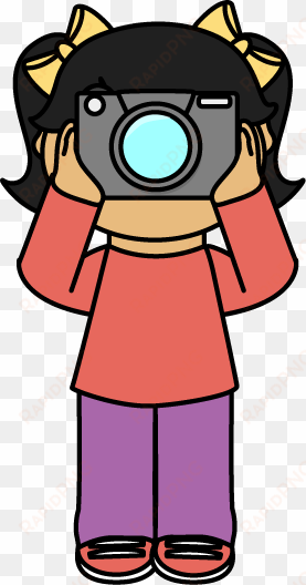 children clipart camera - photographer clipart