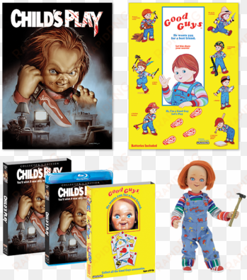 childs play blu ray with neca chucky - child's play collector's edition blu ray