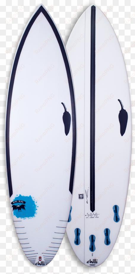 Chilli Surfboards Technology - Chilli Rare Bird 5'08" - 50/50 - Fcs Ii transparent png image