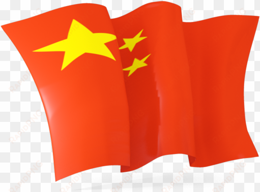 china flag waving png