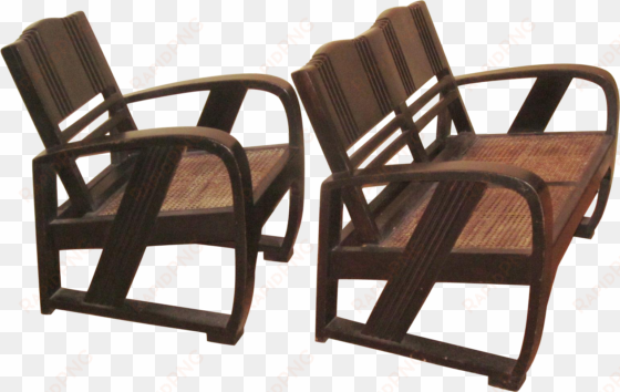 Chinese Art Deco Chair And Settee - Chinese Art Deco Furniture transparent png image