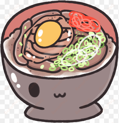 chinese clipart kawaii - katsudon cartoon