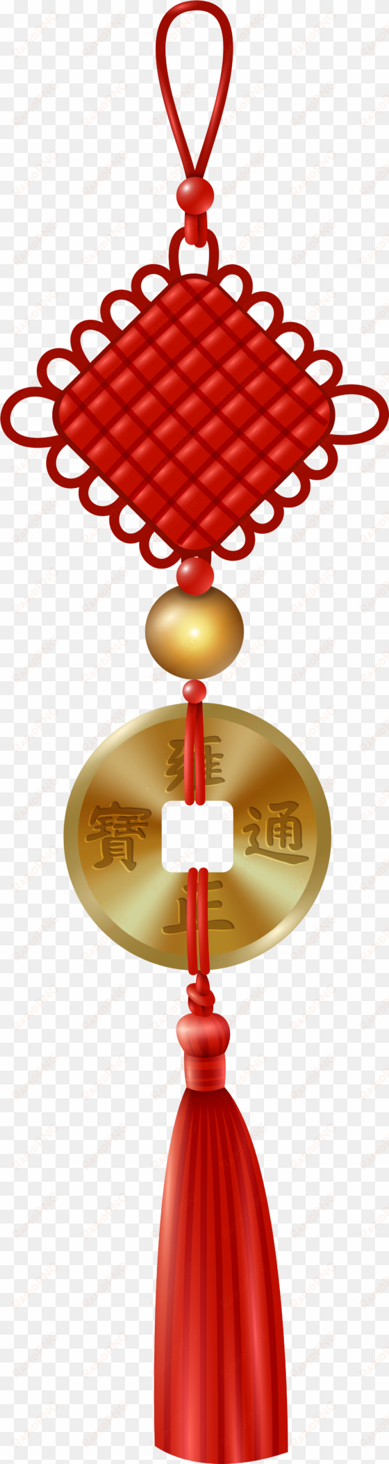 chinese hanging decor png clip art - chinese hanging ornaments png