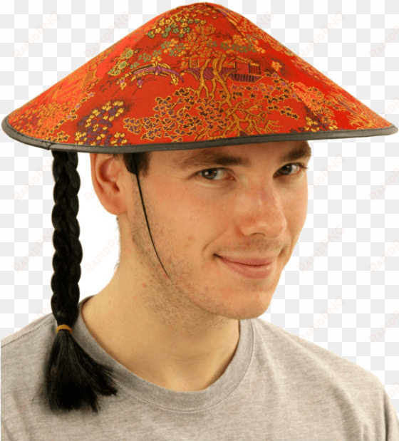 chinese mandarin hat png - chinese coolie hat