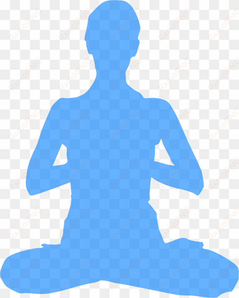 chinese meditation cliparts - black yoga icon