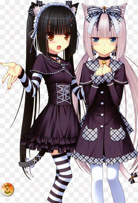 chocolate and vanilla anime ecchi - anime chocola and vanilla