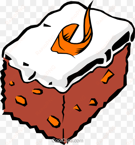 chocolate cake clipart square piece cake - carrot cake clip art