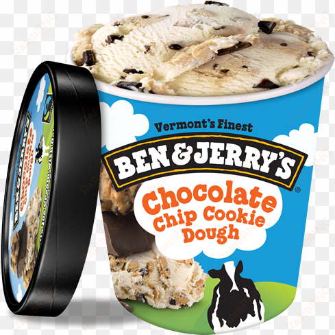 chocolate chip cookie dough ice cream, pint - ben and jerry's tesco