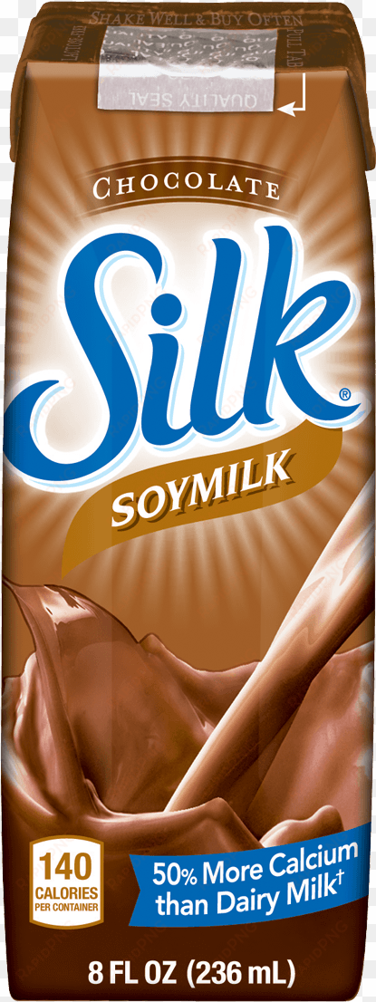Chocolate Soymilk Singles - Silk Soymilk Chocolate transparent png image