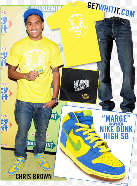 chris brown and nike dunk high pro sb "marge simpson" - nike sb dunk marge simpson