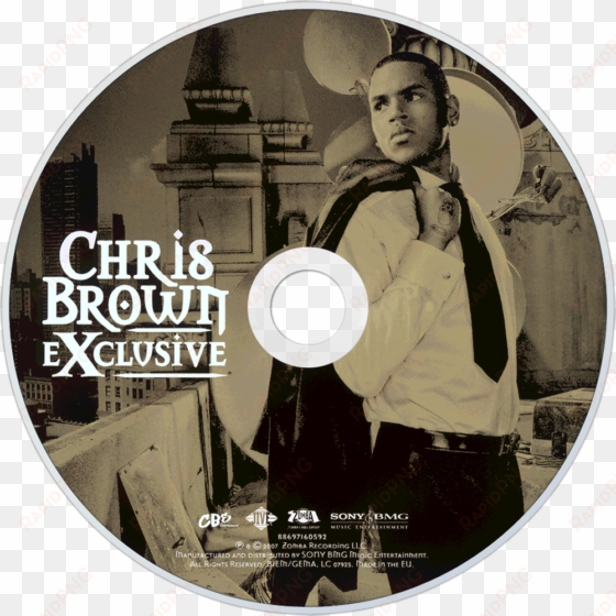 Chris Brown Exclusive Cd Disc Image - Chris Brown Exclusive Cd transparent png image