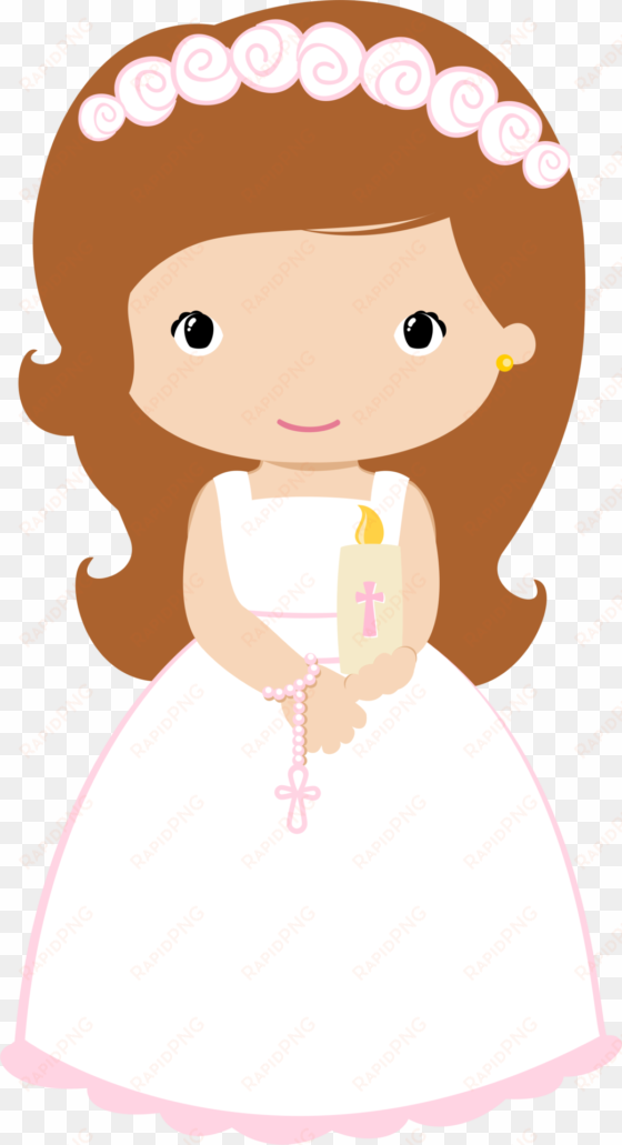 christening, first communion banner, first holy communion, - first communion girl clipart