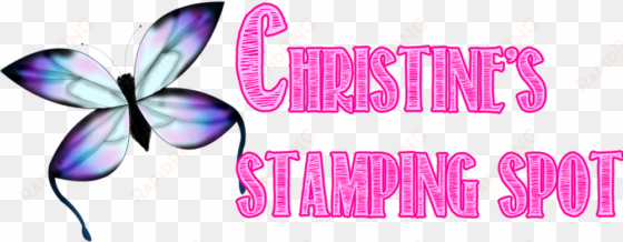 christine's stamping spot - rubber stamping