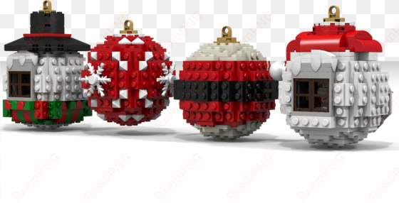 christmas balls ornaments - lego