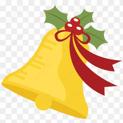 Christmas Bell Png Clip Art - Cute Christmas Bell Clipart transparent png image