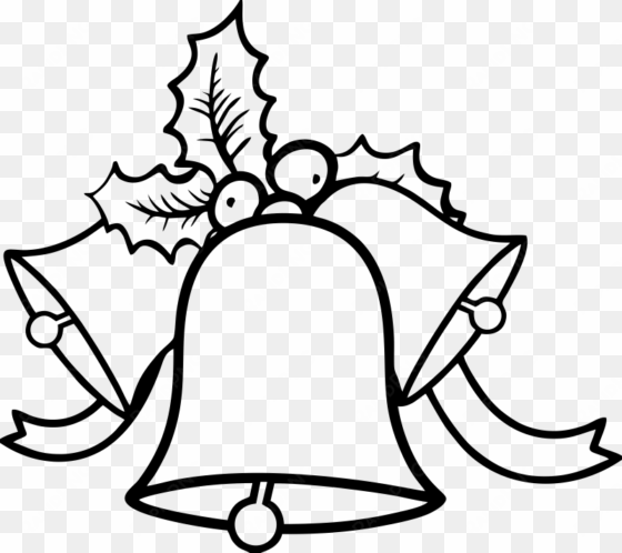 Christmas Bells Drawing - Christmas Coloring Pages For Grade 3 transparent png image