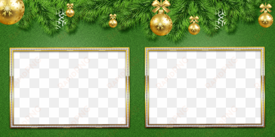 Christmas Bulb Ornament Lig - New Year Frame Png transparent png image