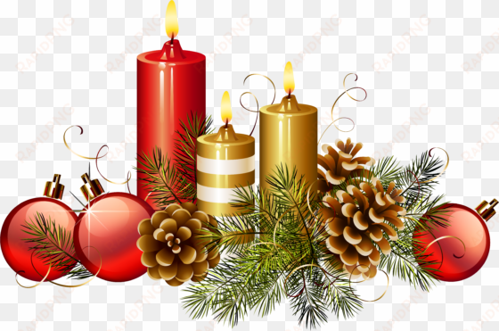 christmas candles png clipart image - christmas candle clipart