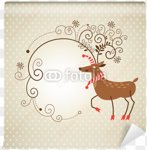 christmas deer, greeting card - christmas day
