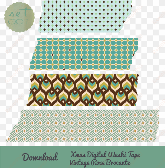 Christmas Digital Washi Tape Download - Masking Tape transparent png image