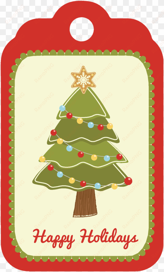 Christmas Gift Tags - Birthday Background transparent png image