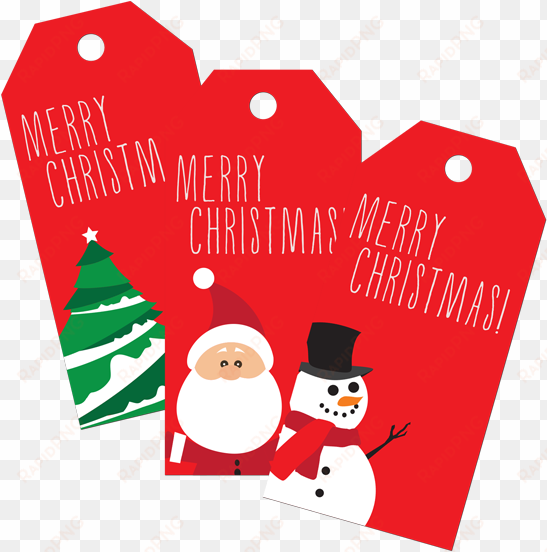 Christmas Gift Tags Christmas Gift Tags - Christmas Tree transparent png image