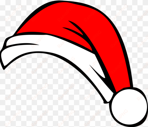 christmas hat png image background - cartoon santa hat png