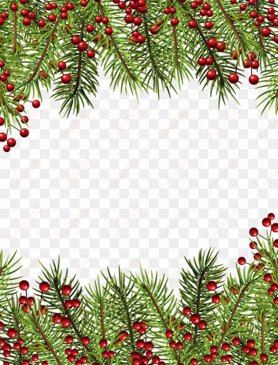 christmas holly border png clipart borders and frames - christmas border no background