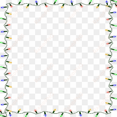 christmas lights frame png - candy canes borders