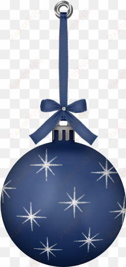 christmas ornament clip art - christmas bauble dark blue