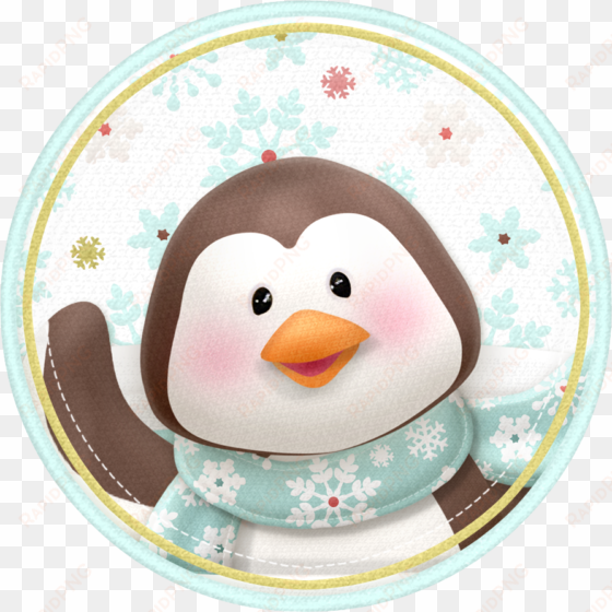 christmas ornament - pinguino navidad tierno