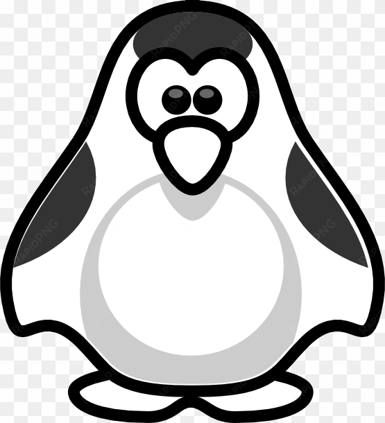 christmas penguin clipart black and white clipart panda - penguin