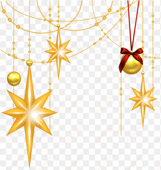 Christmas Png Jpg Black And White Stock - Christmas Balls And Stars Png transparent png image