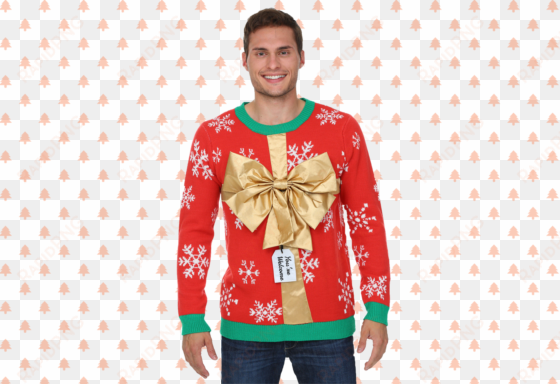 christmas present, sweater, christmas, ugly christmas - christmas present sweater h2011022