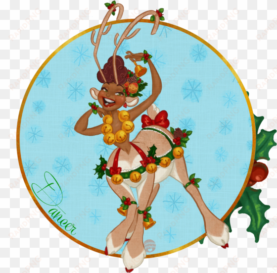• christmas reindeer santa festive vintage holidays - santa claus's reindeer