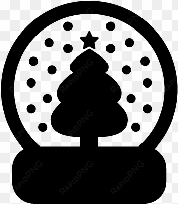 christmas snow globe vector - christmas day