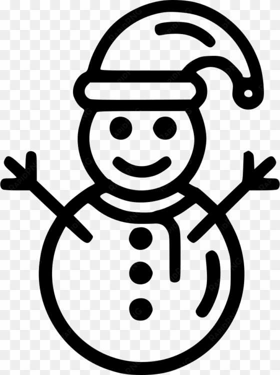 Christmas Snow Winter Snowman - Snowman transparent png image