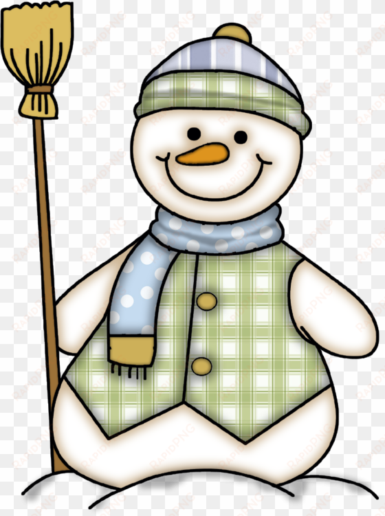 christmas snowman clip art - snowman scrapbook