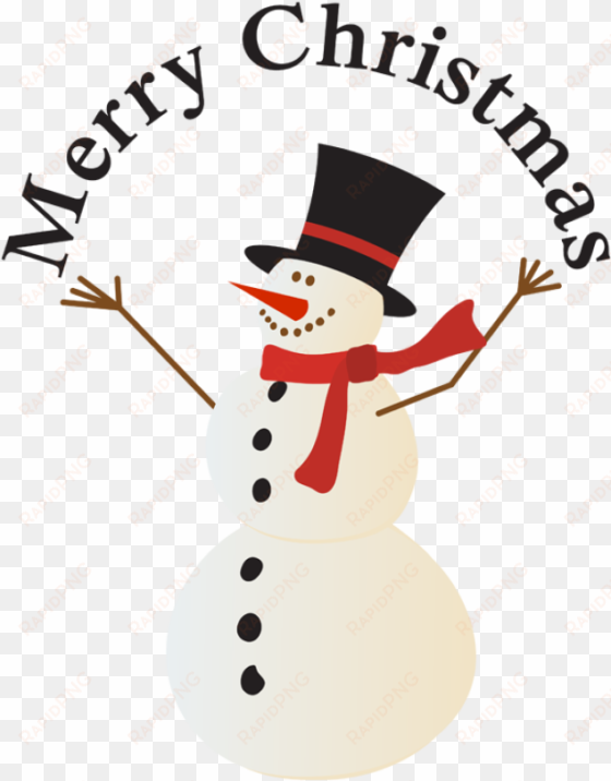 christmas snowman clipart - merry christmas clip art snowman