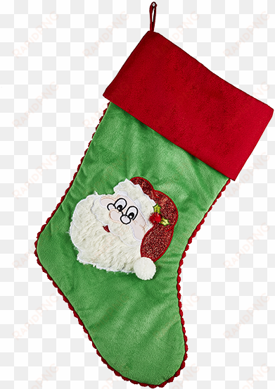 Christmas Stockings - Santa Claus transparent png image