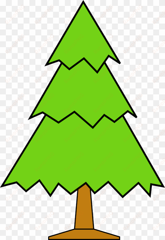 christmas tree cartoon clip art merry christmas and - forest tree clipart