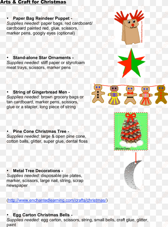 Christmas Tree Craft Main Image - Easy Christmas Crafts For Kids transparent png image