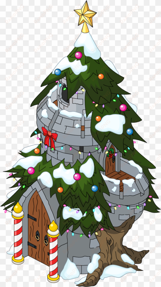 christmas tree fort - christmas tree