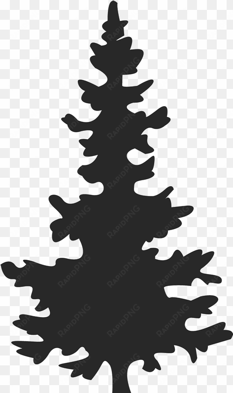 christmas tree silhouette at getdrawings - spruce tree silhouette png