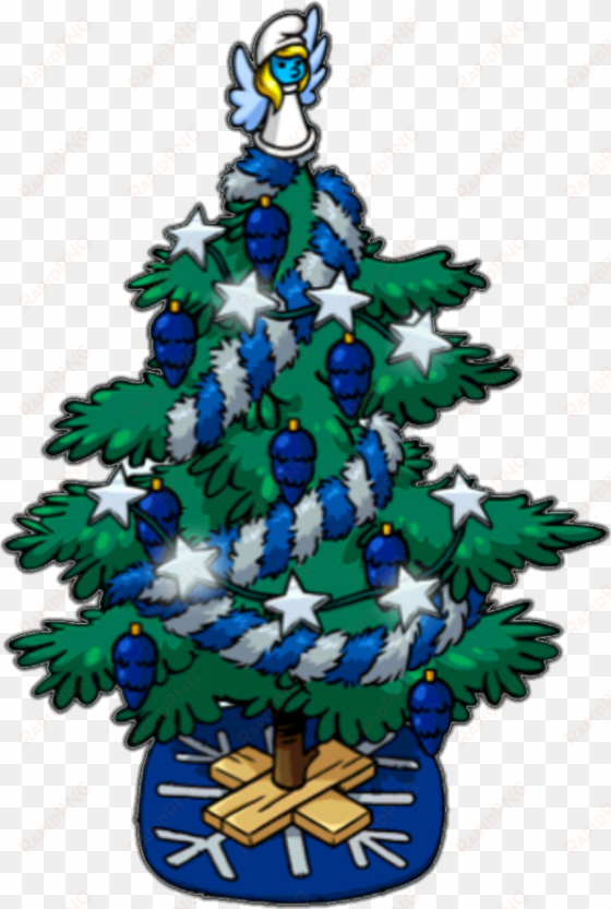 christmas tree - smurfs christmas tree