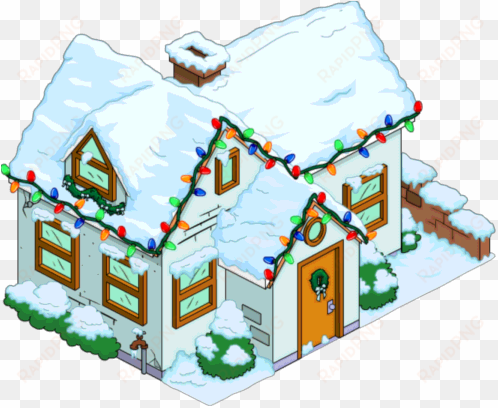 christmas white house snow menu - simpsons tapped out town christmas