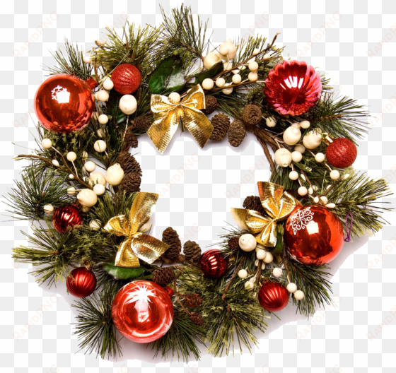christmas wreath png image - christmas wreath png